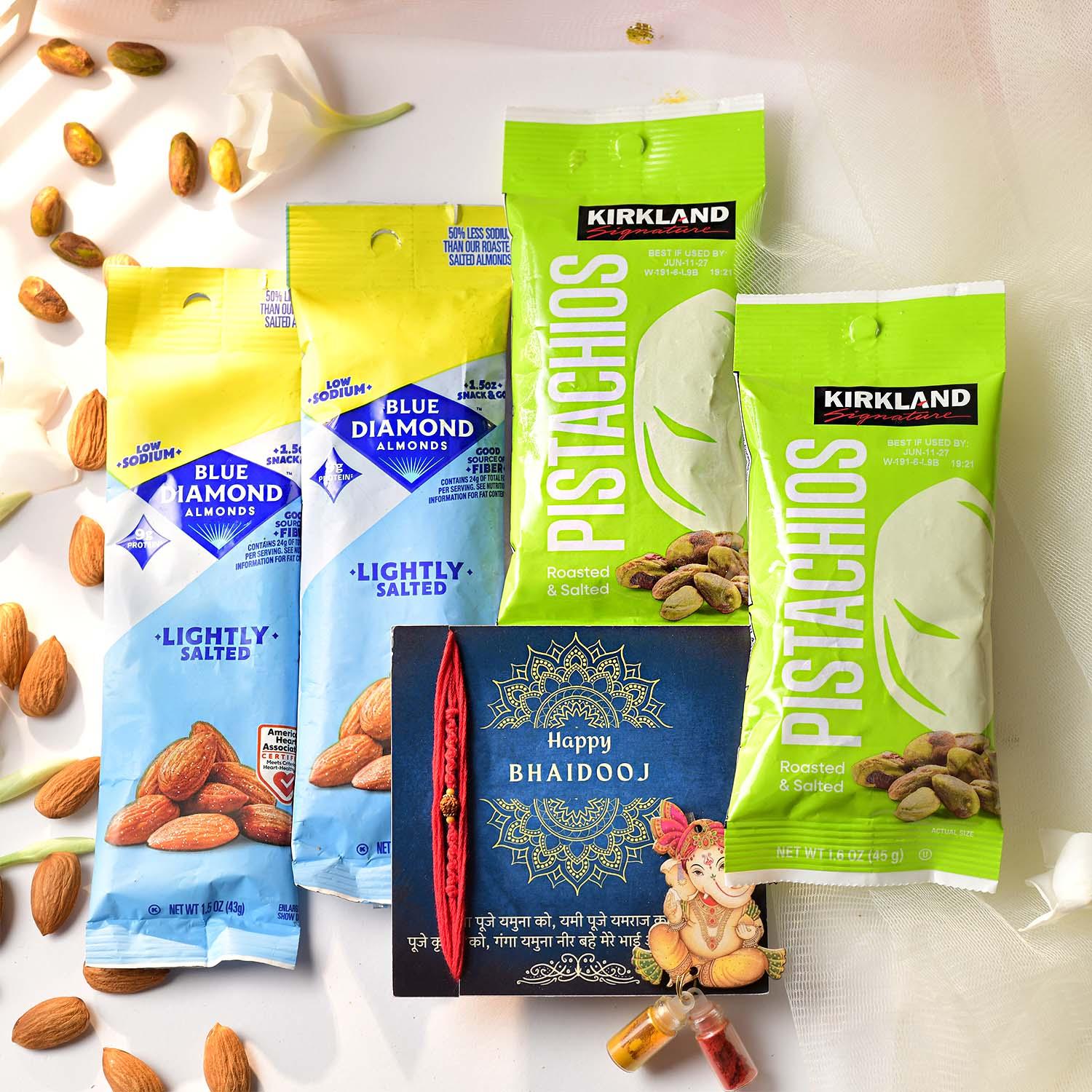 Bhai Dooj Almonds & Pistachios Gift Box