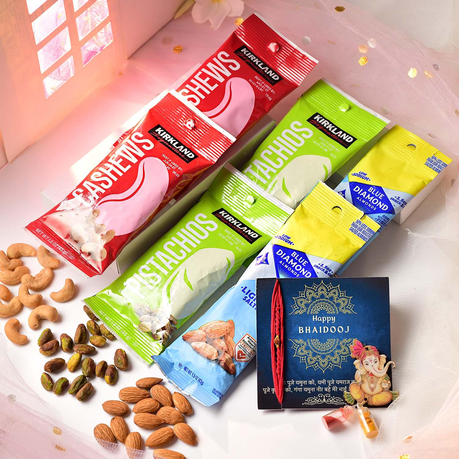 Bhai Dooj Mixed Dry Fruits Gift Box (266 g)