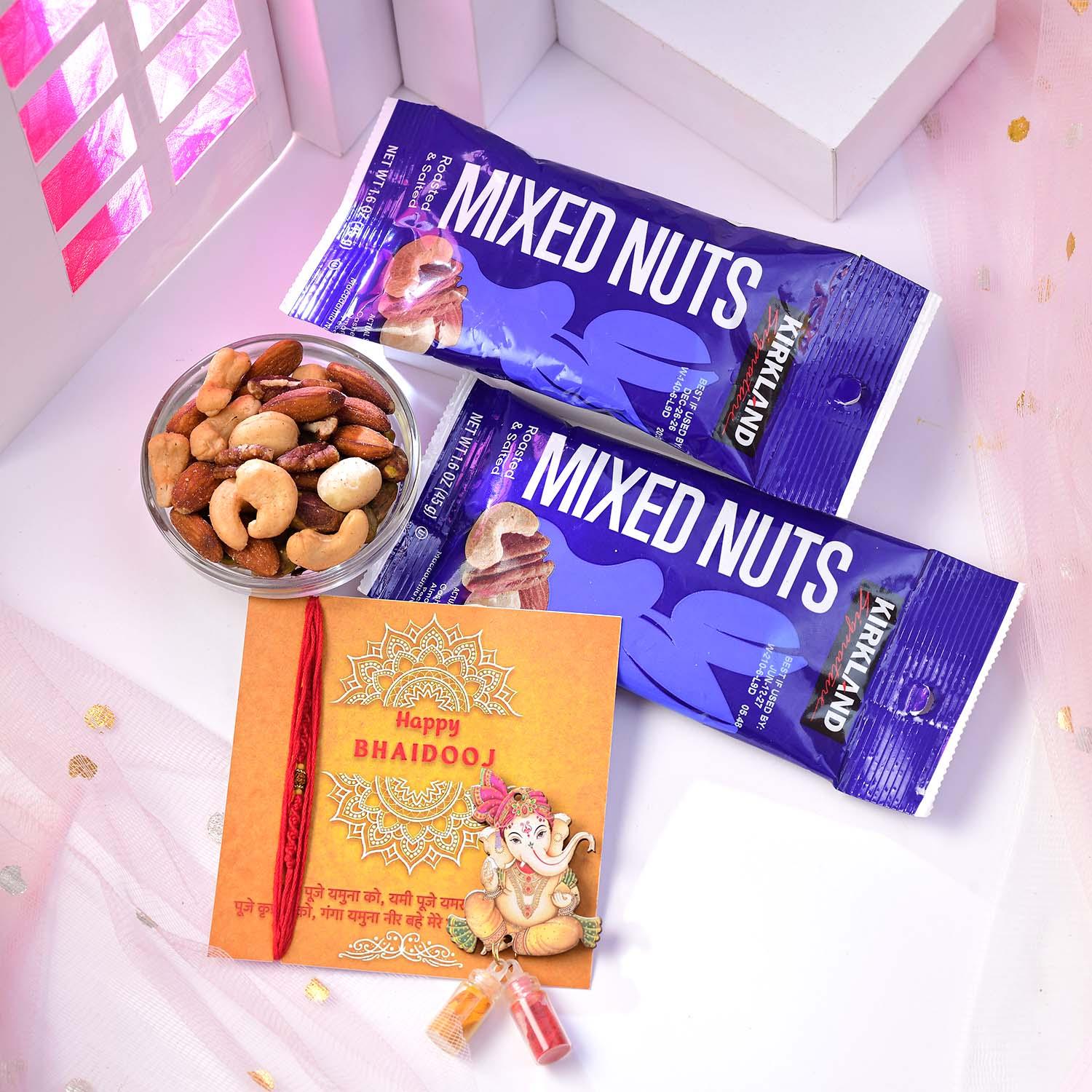 Bhai Dooj Mixed Nuts Gift Box
