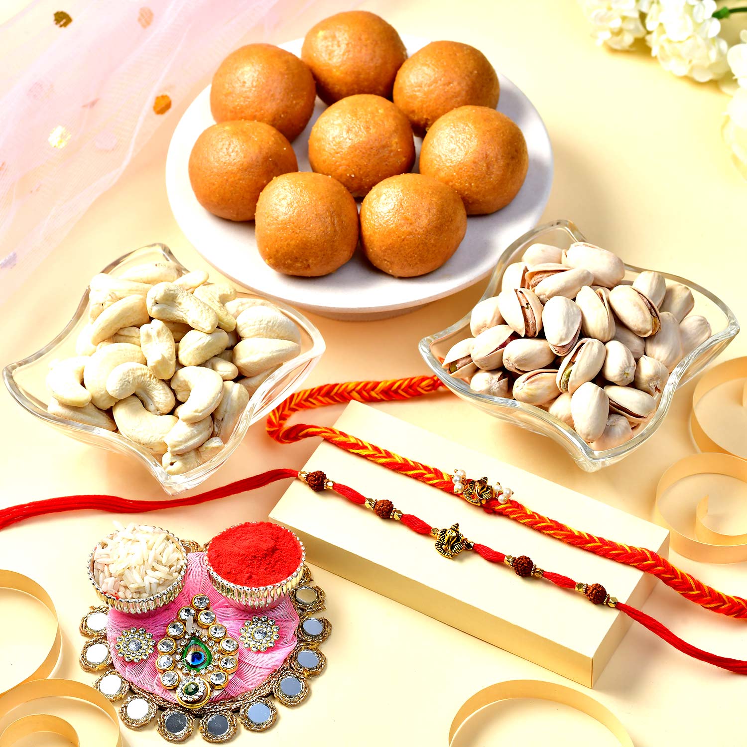 Classic Rakhi Double Delight Box