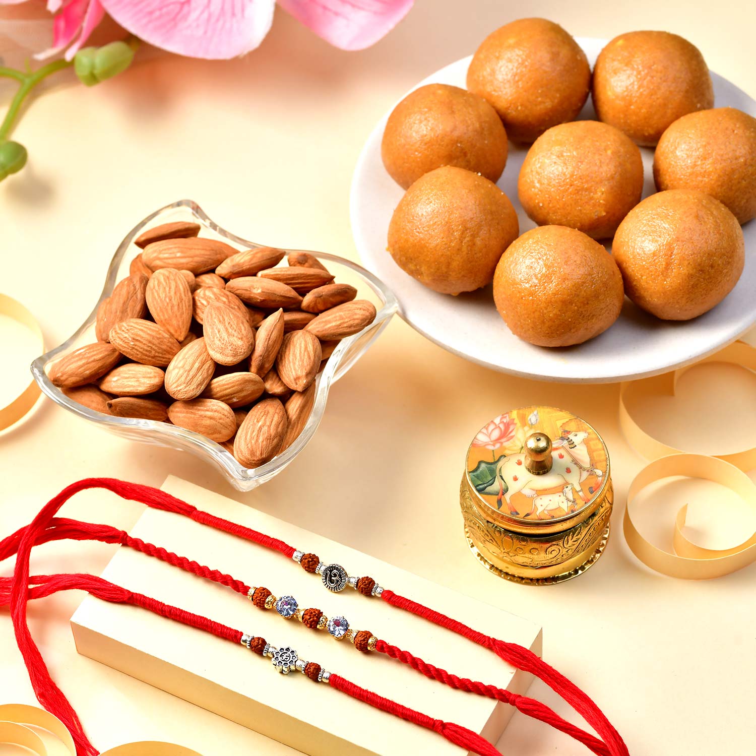 Divine Rakhi Gift Set